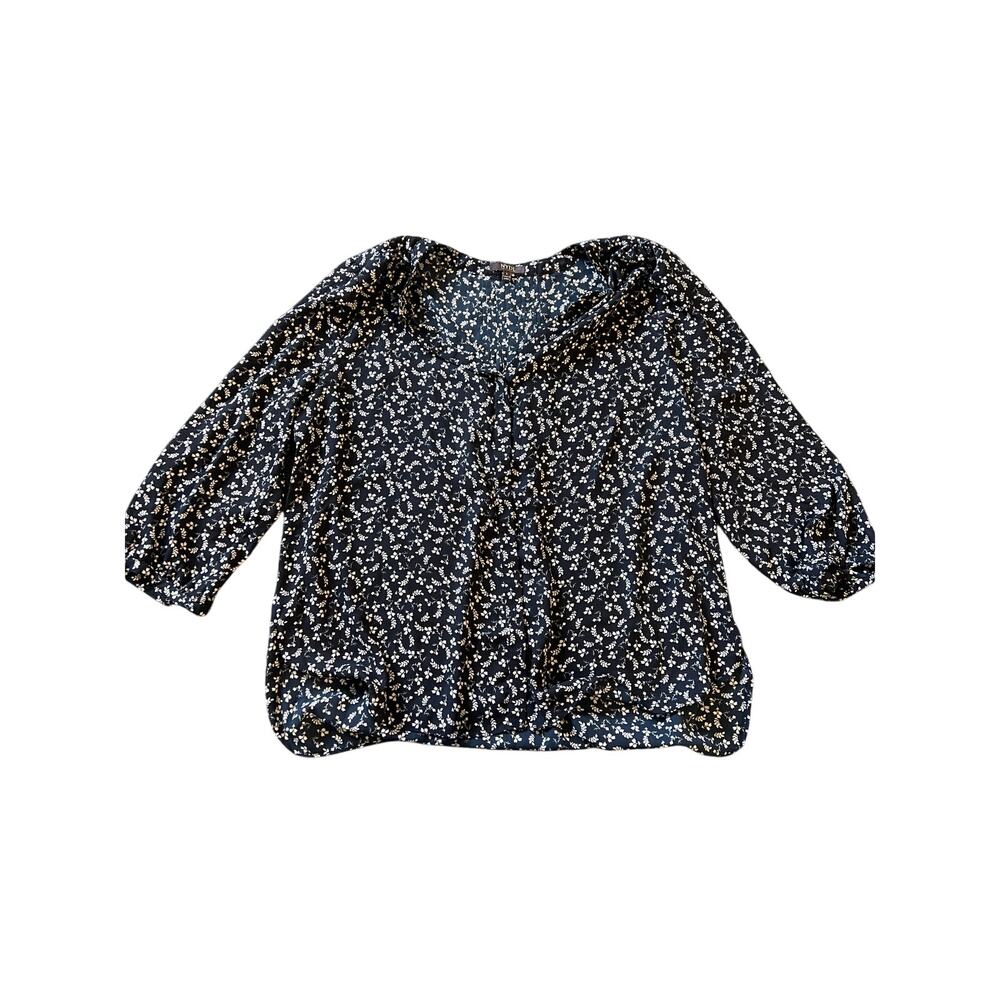 NYDJ Floral Pintuck Blouse – Size L